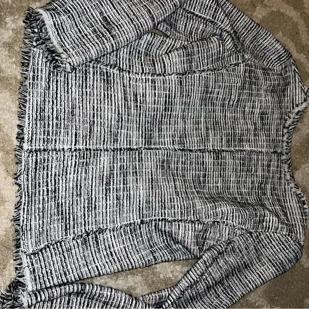 Rebecca Taylor Black and White Tweed Jacket - Picture 8 of 8